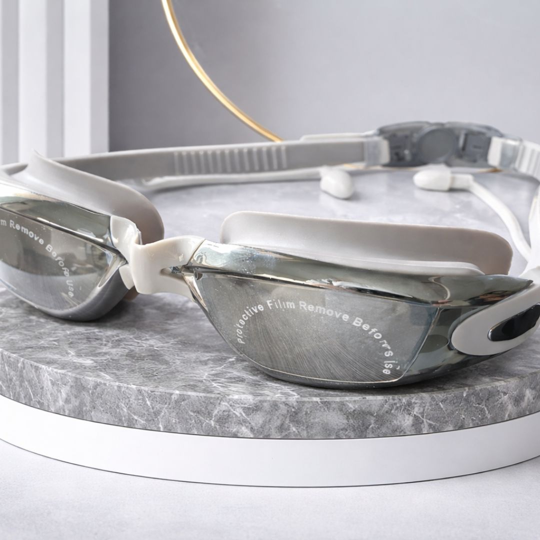 First Lens Adult Swimming Goggles with UV Protection & Antifog 013