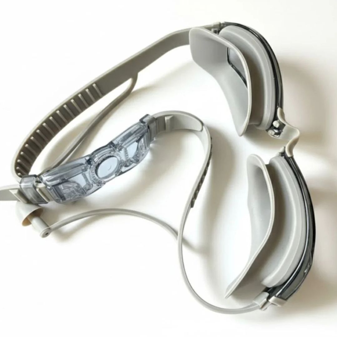 First Lens Adult Swimming Goggles with UV Protection & Antifog 013-Gray