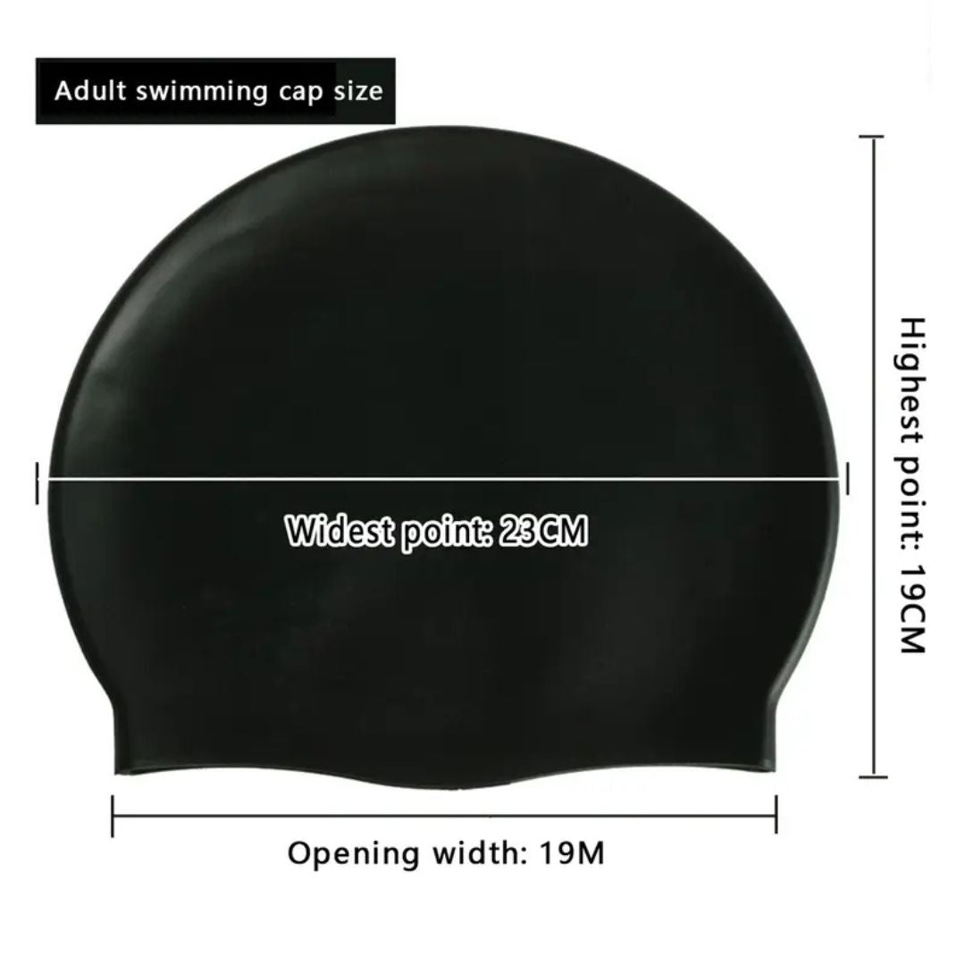 First Lens Aqua Fit Premium Adults Swimming Cap (Pack Of 1)