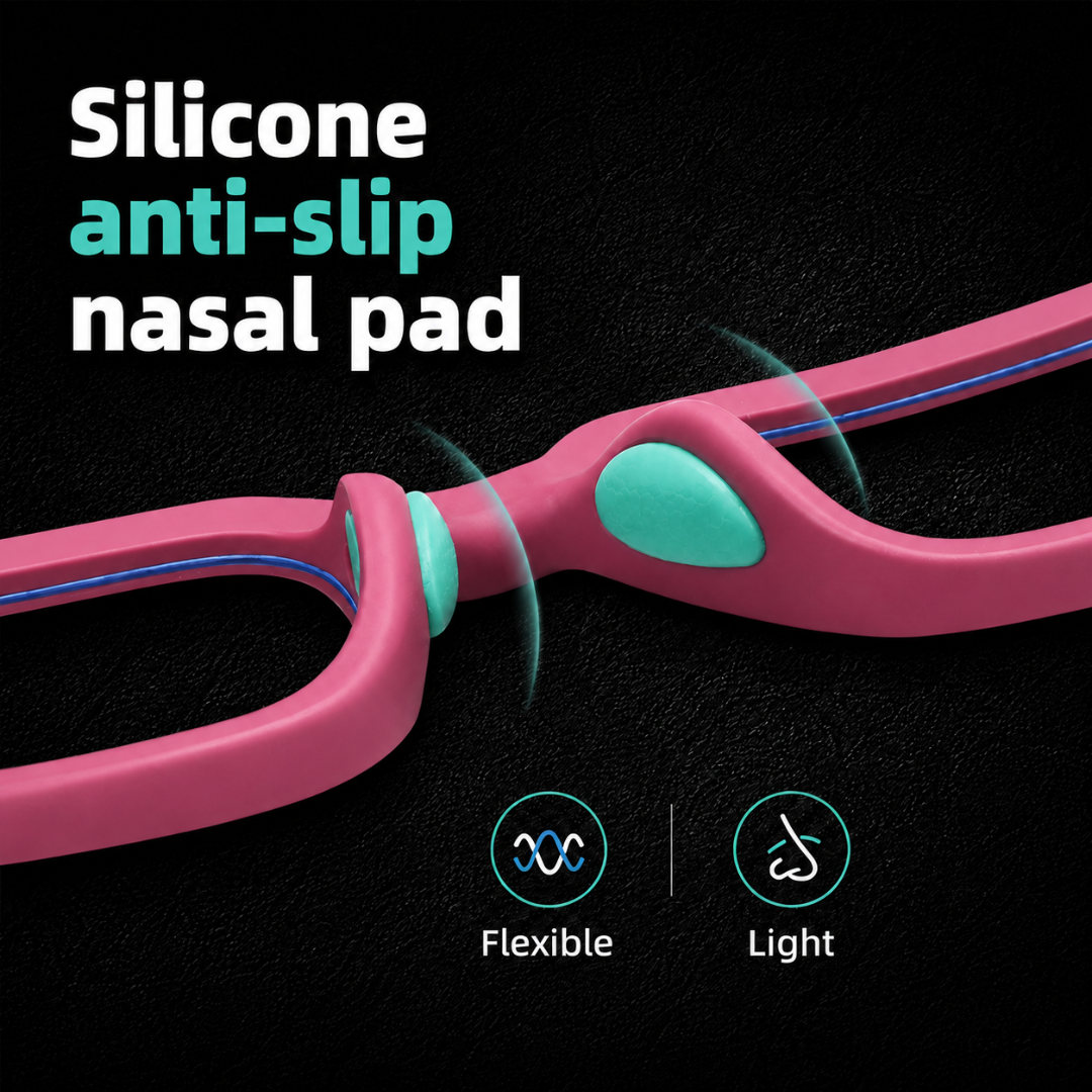 First Lens Dino Dash Kids Blue Light Computer Glasses Lime Green & Lavender - B285