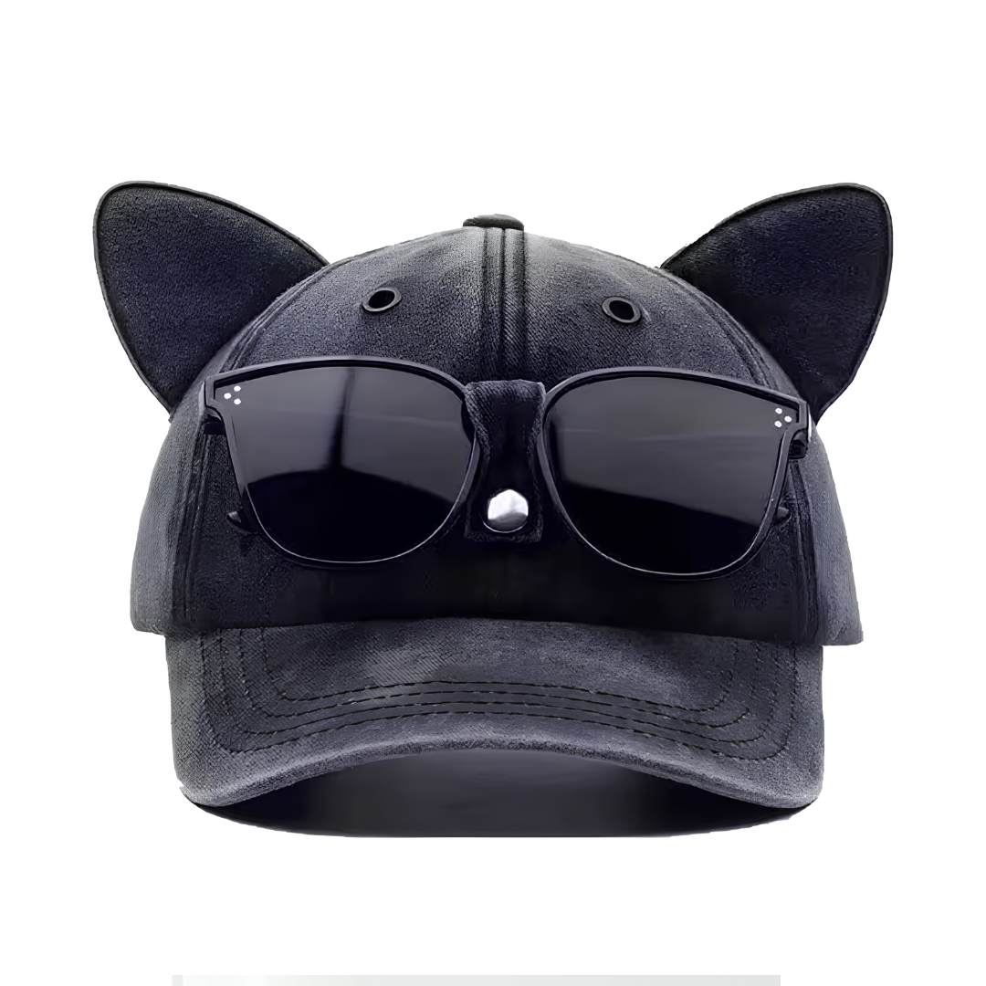 First Lens Kitty Pop Sunglass Cap Black A082