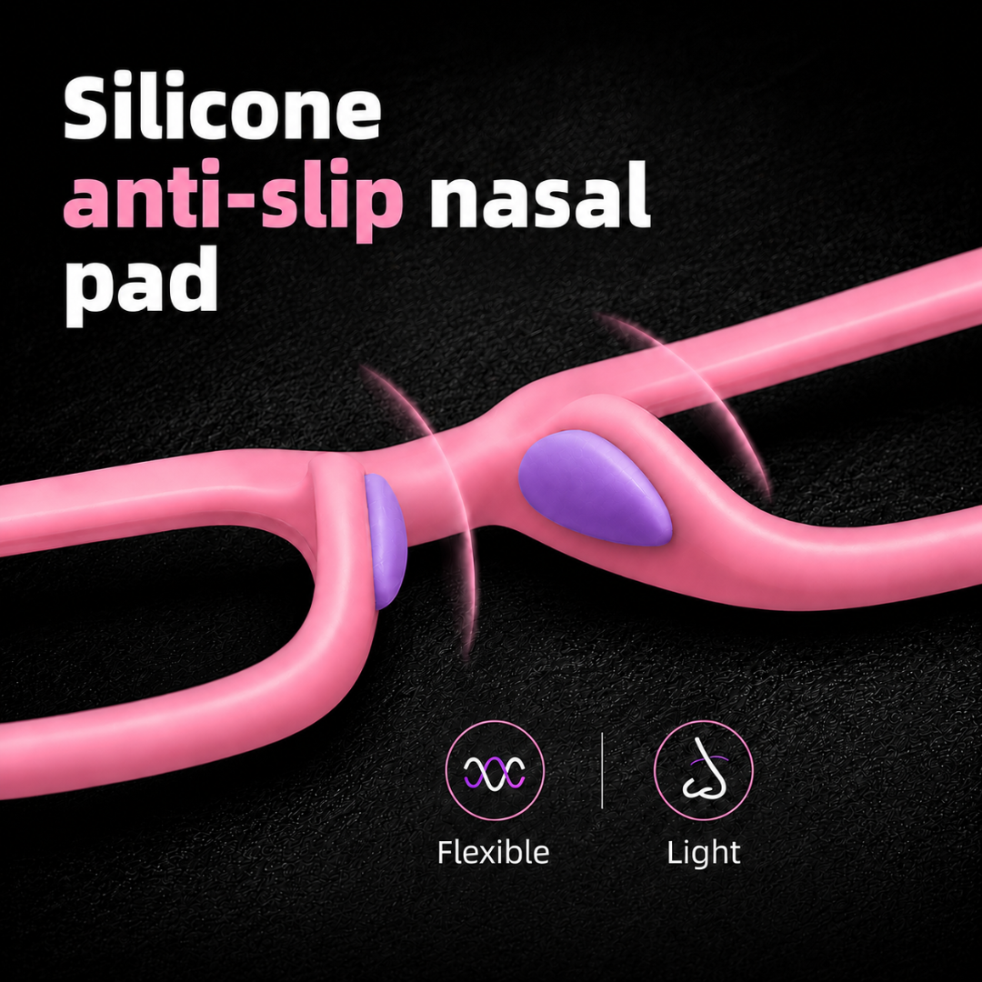First Lens Little Star Kids Blue Light Computer Glasses Pink & Purple - B280