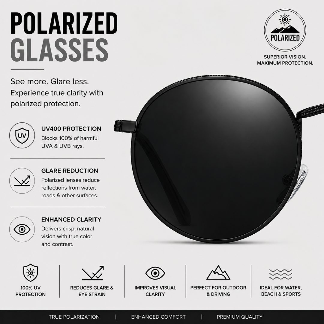 First Lens Musgrav Polarized Sunglasses Black S495