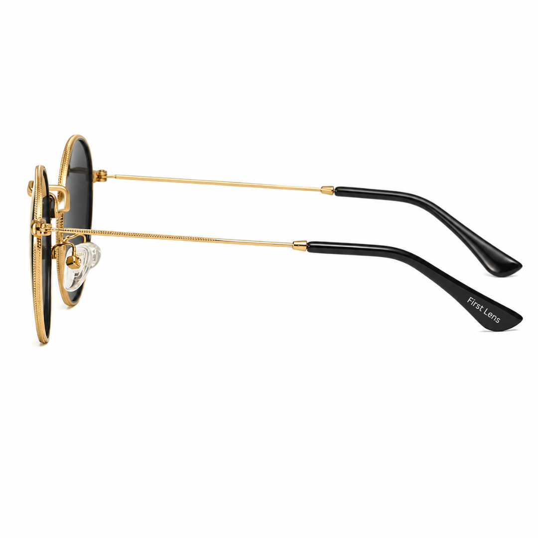 First Lens Musgrav Polarized Sunglasses Black Gold S492