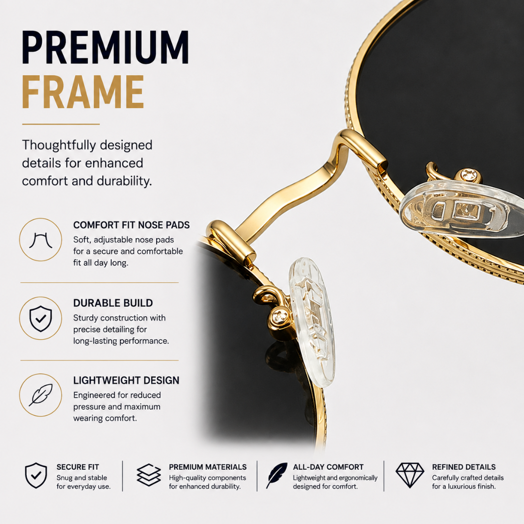 First Lens Musgrav Polarized Sunglasses Black Gold S492