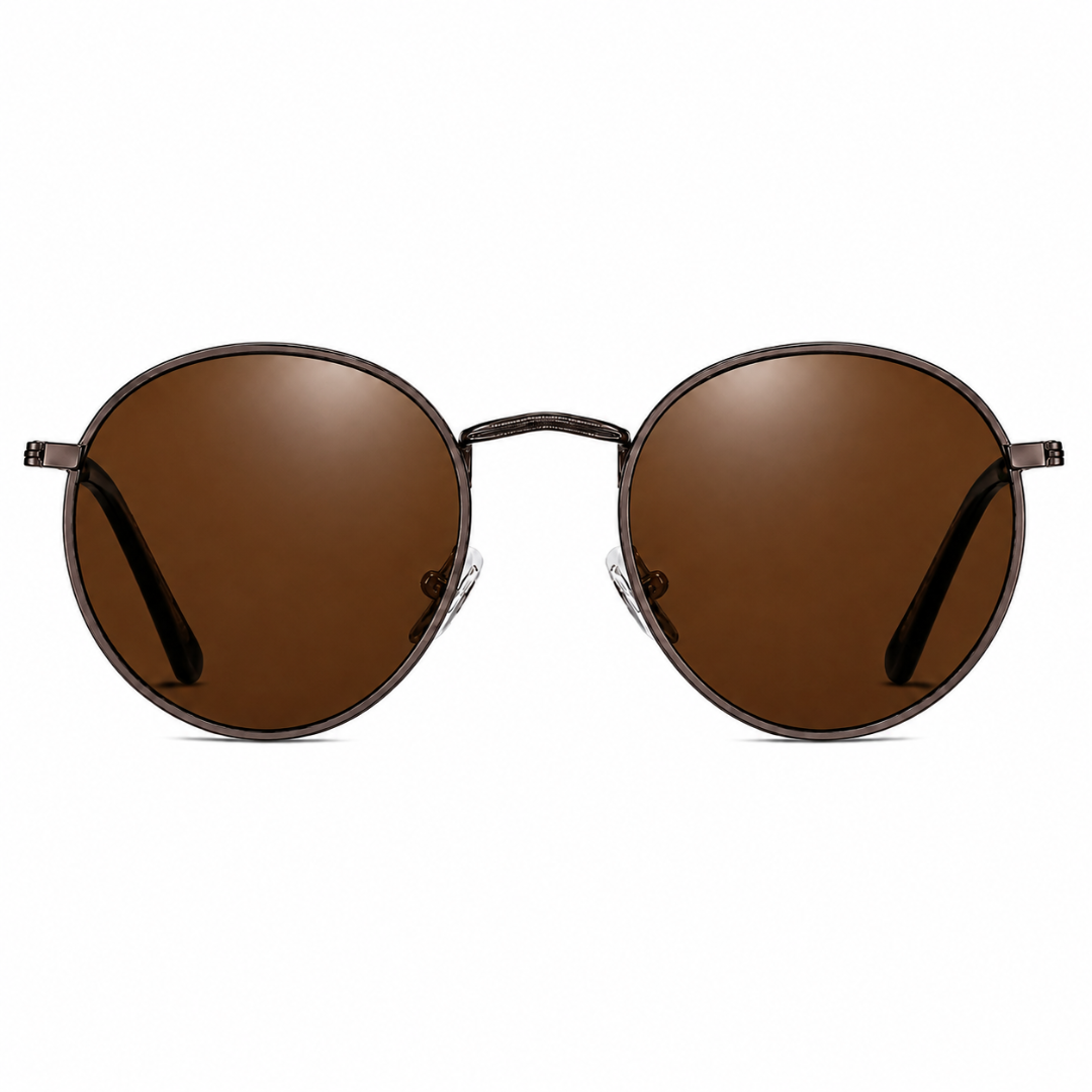 First Lens Musgrav Polarized Sunglasses Coffee Brown S496