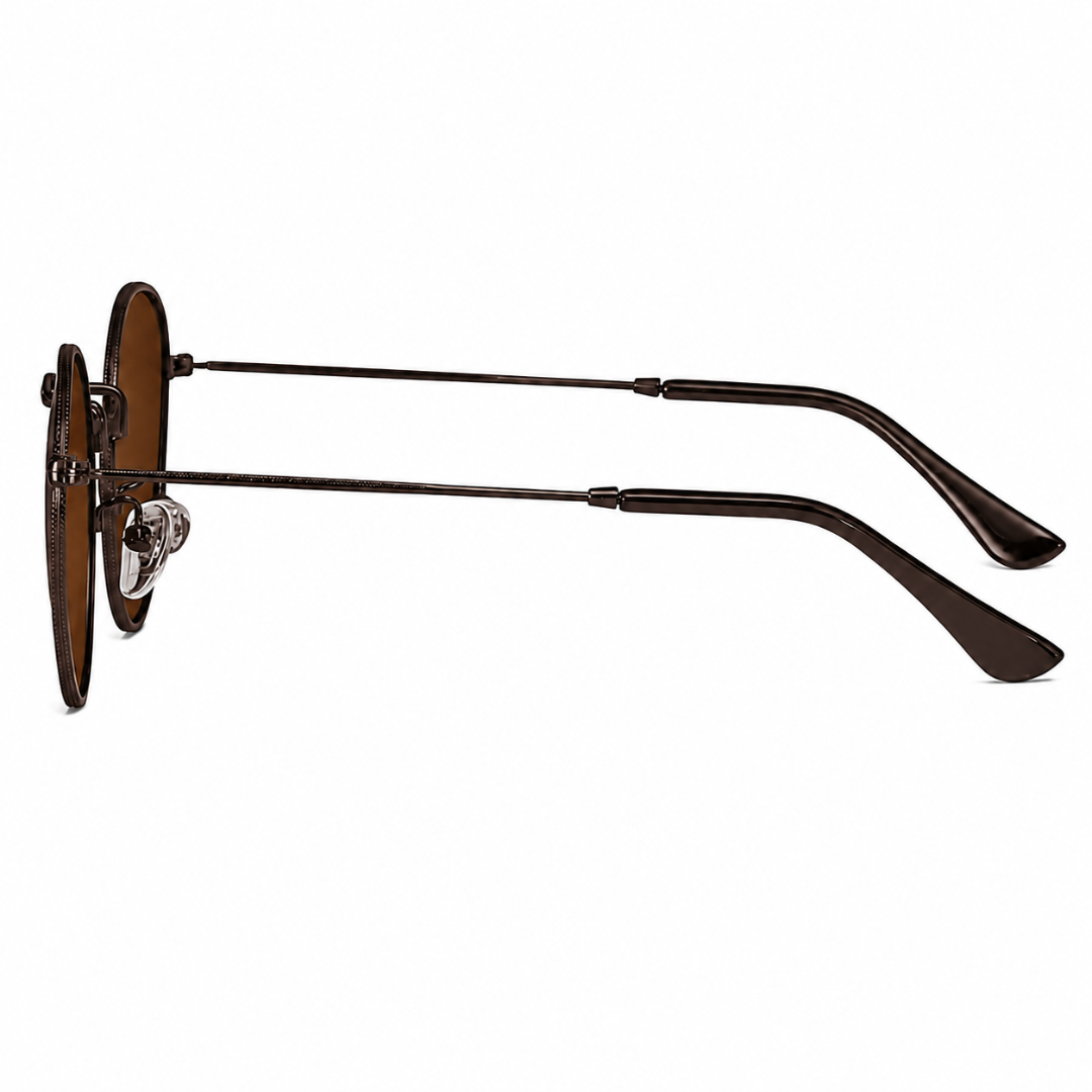 First Lens Musgrav Polarized Sunglasses Coffee Brown S496