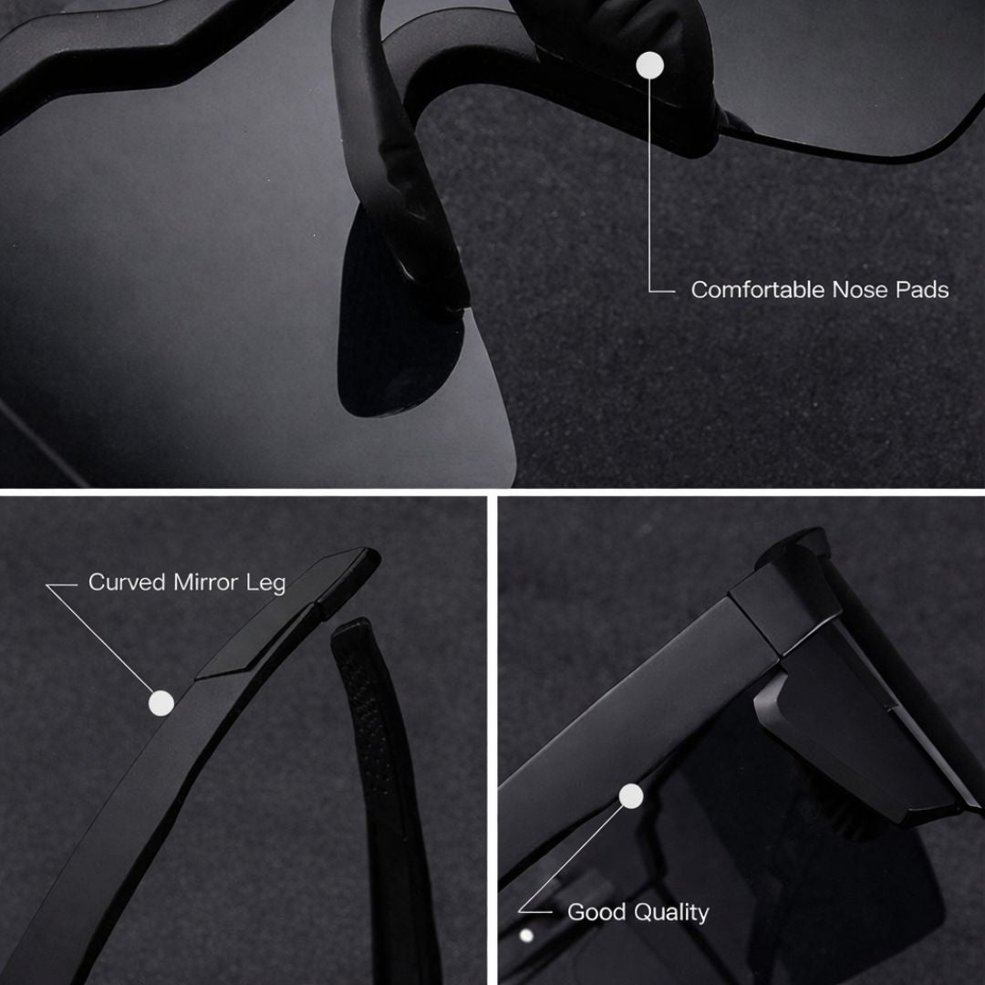 First Lens NeoCycler Cycling Sunglasses- Black - S043