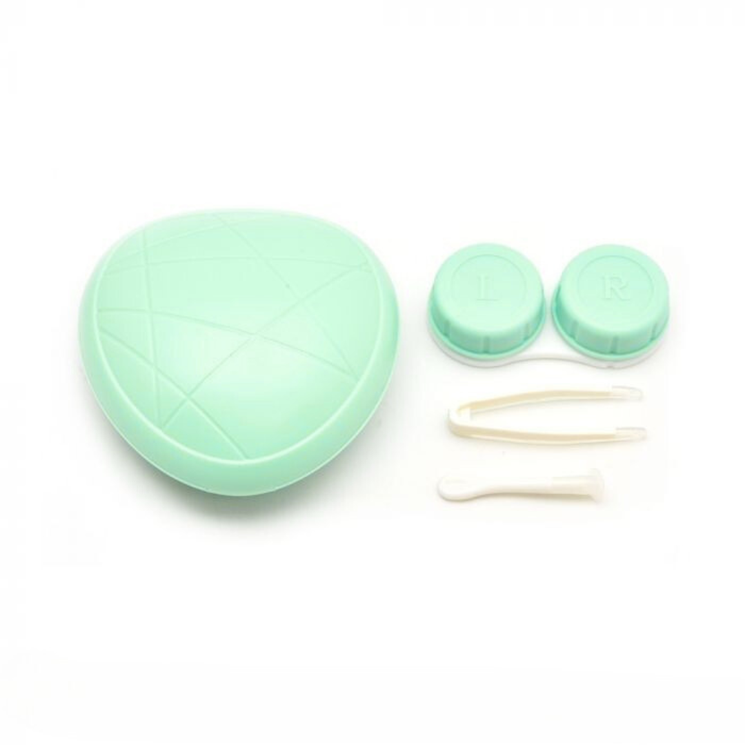 First Lens Shell Contact Lens Travel Kit Olive LC86