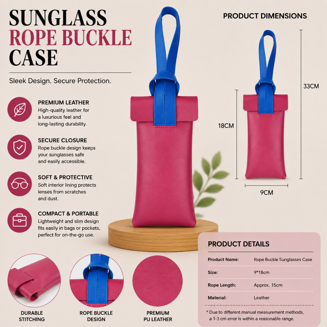 First Lens Zorven Sunglass Case Hot Pink & Blue A092