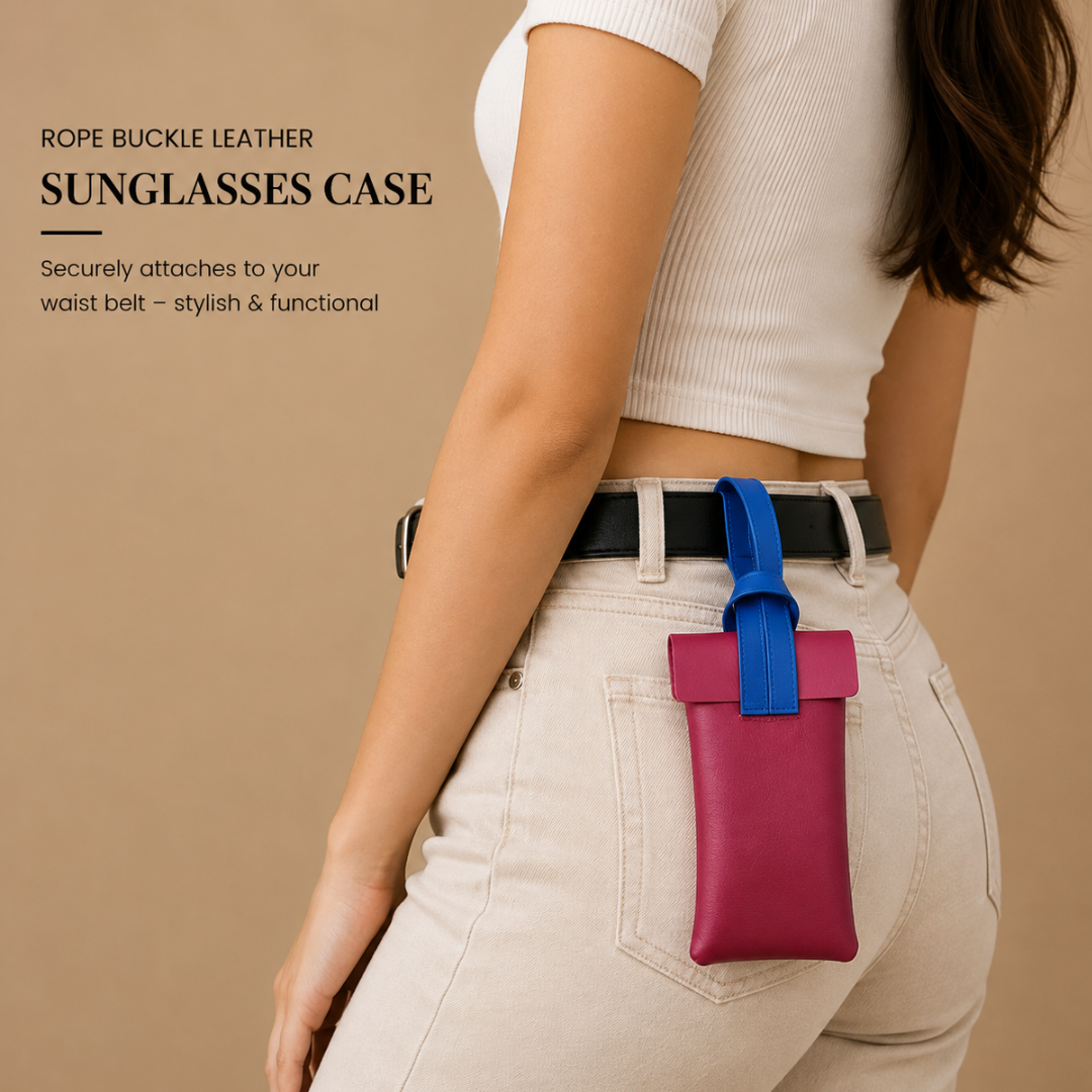 First Lens Zorven Sunglass Case Hot Pink & Blue A092