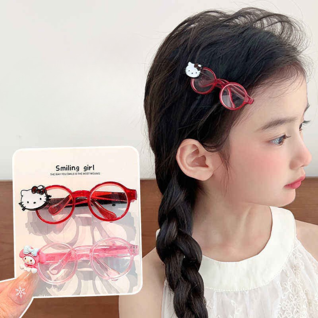 First lens Glasses Charm Hair Clip for Adults and Kids