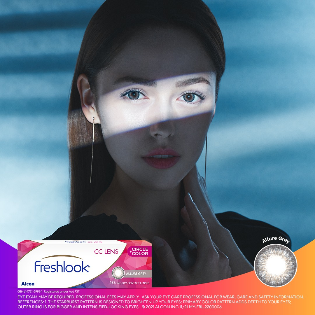 Alcon Freshlook CC Allure Grey Color One Day (10 Lens/Box)
