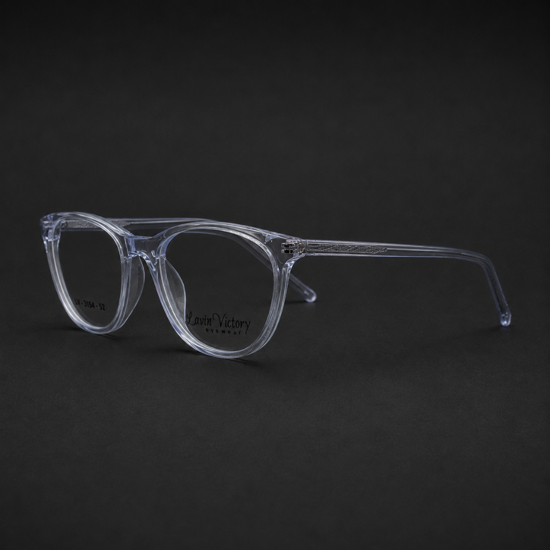 First Lens Helsinki Blue Light Computer Glasses Crystal Smoke
