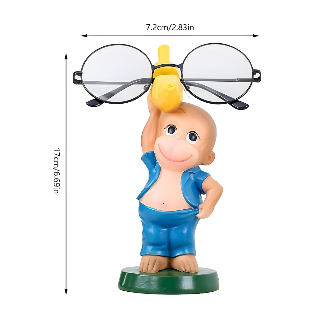 Monkey Shape Spectacle & Sunglasses Stand Holder (Mix Pack of 3) FLC-1
