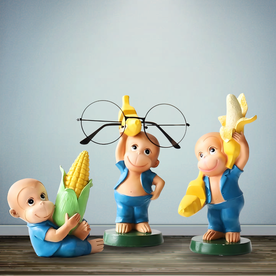 Monkey Shape Spectacle & Sunglasses Stand Holder C