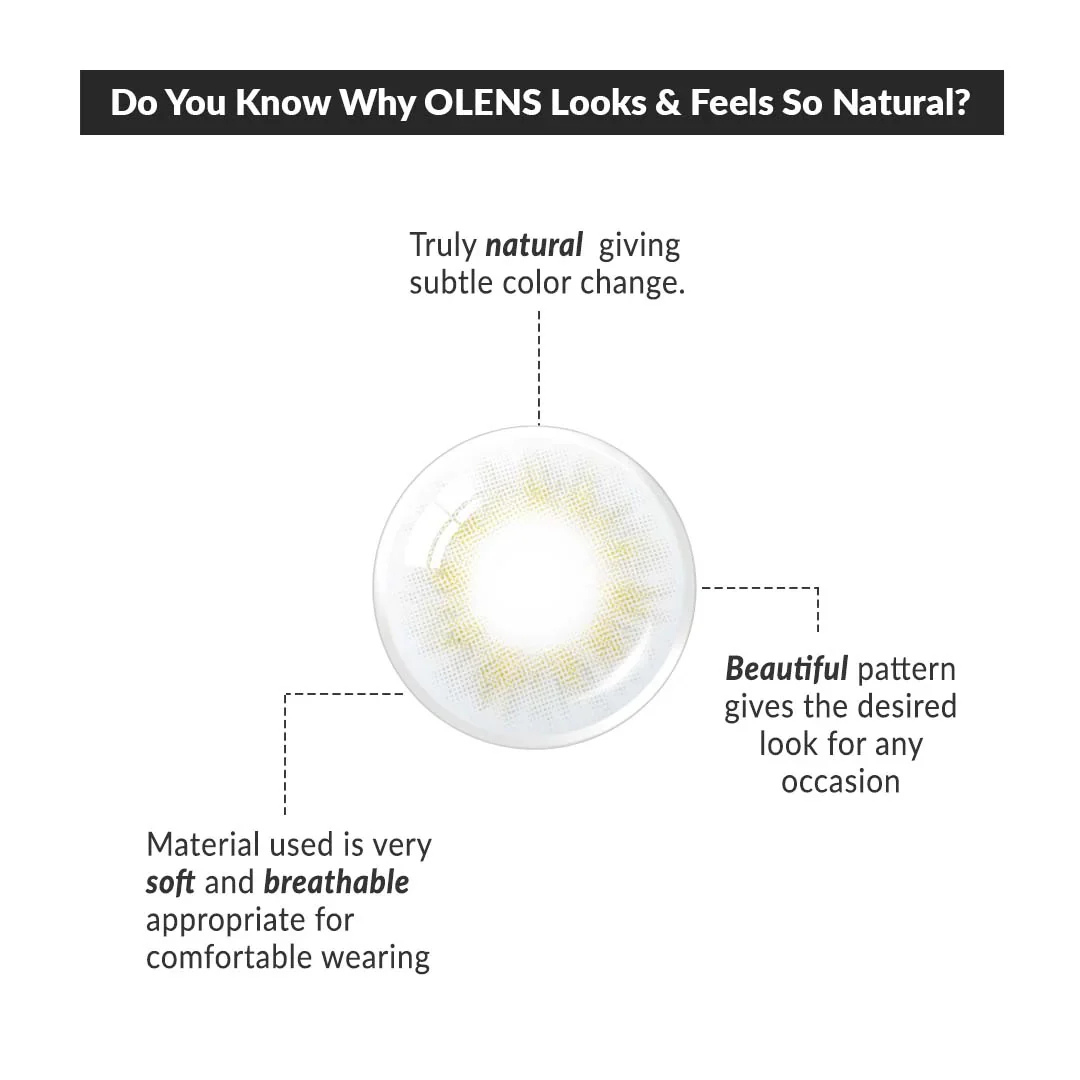 OLENS Mood Night Gray One Day Lens