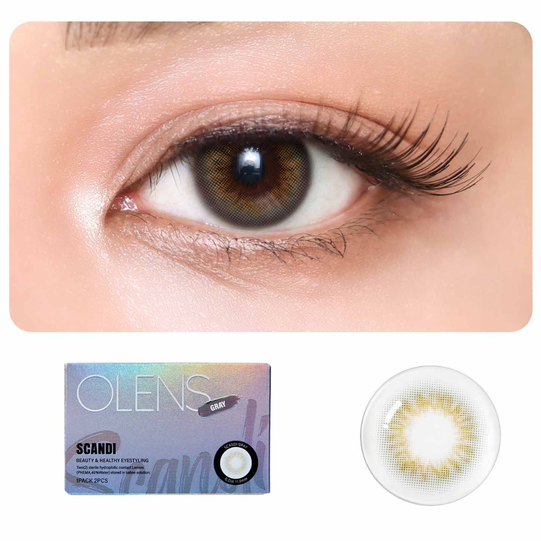 OLENS Scandi Gray Monthly (2 Lens/Box)