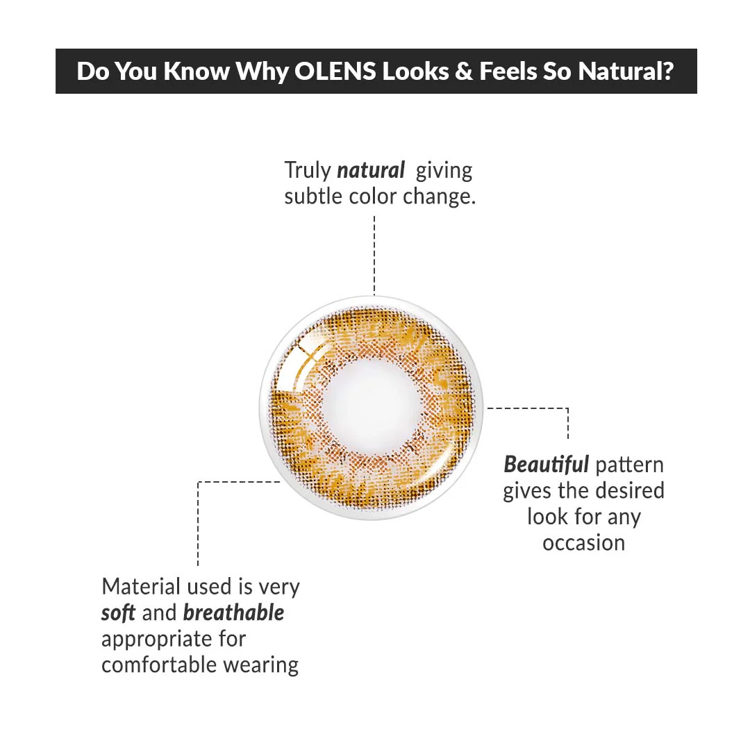 OLENS Secriss Coral Brown One Day (20 Lens/Box)