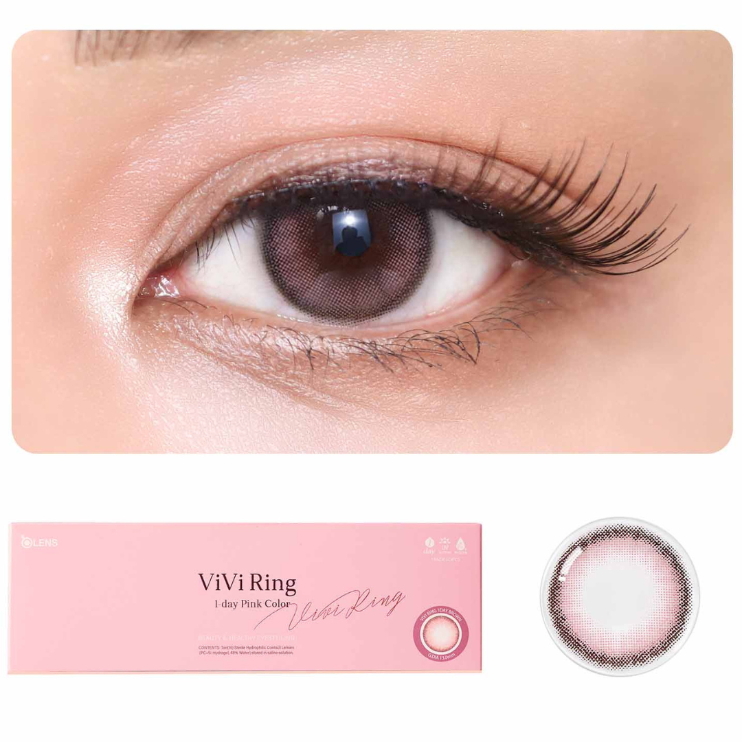 OLENS Viviring Pink One Day (10 Lens/Box)