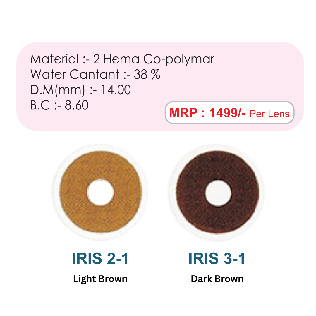 Ornate Prosthetic C-Type Contact Lens (1 Lens)