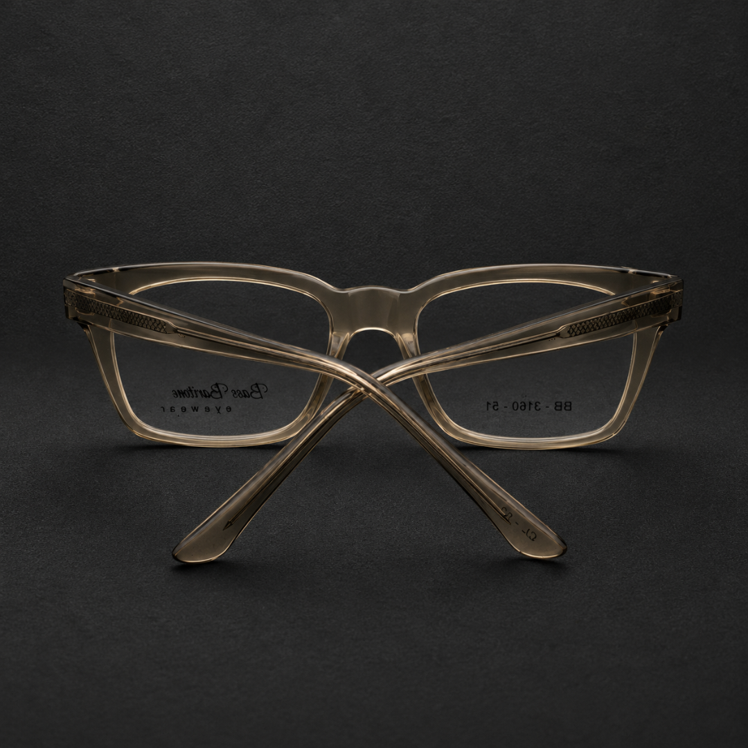 First Lens Oslo Blue Light Computer Glasses – Crystal Smoke