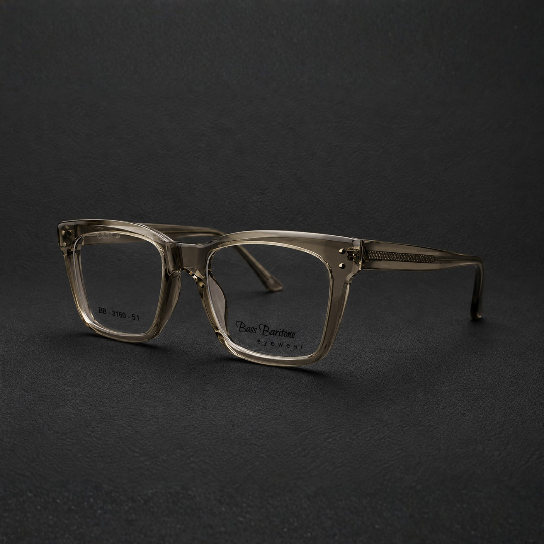 First Lens Oslo Blue Light Computer Glasses – Crystal Smoke