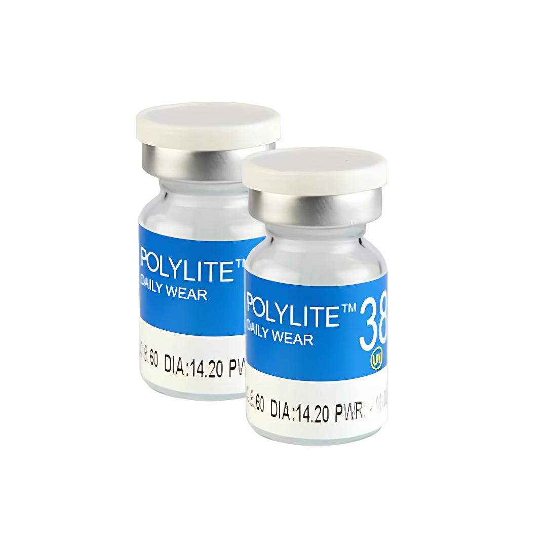 Polylite 38 Yearly Clear Contact Lens (1 Lens/Bottle)