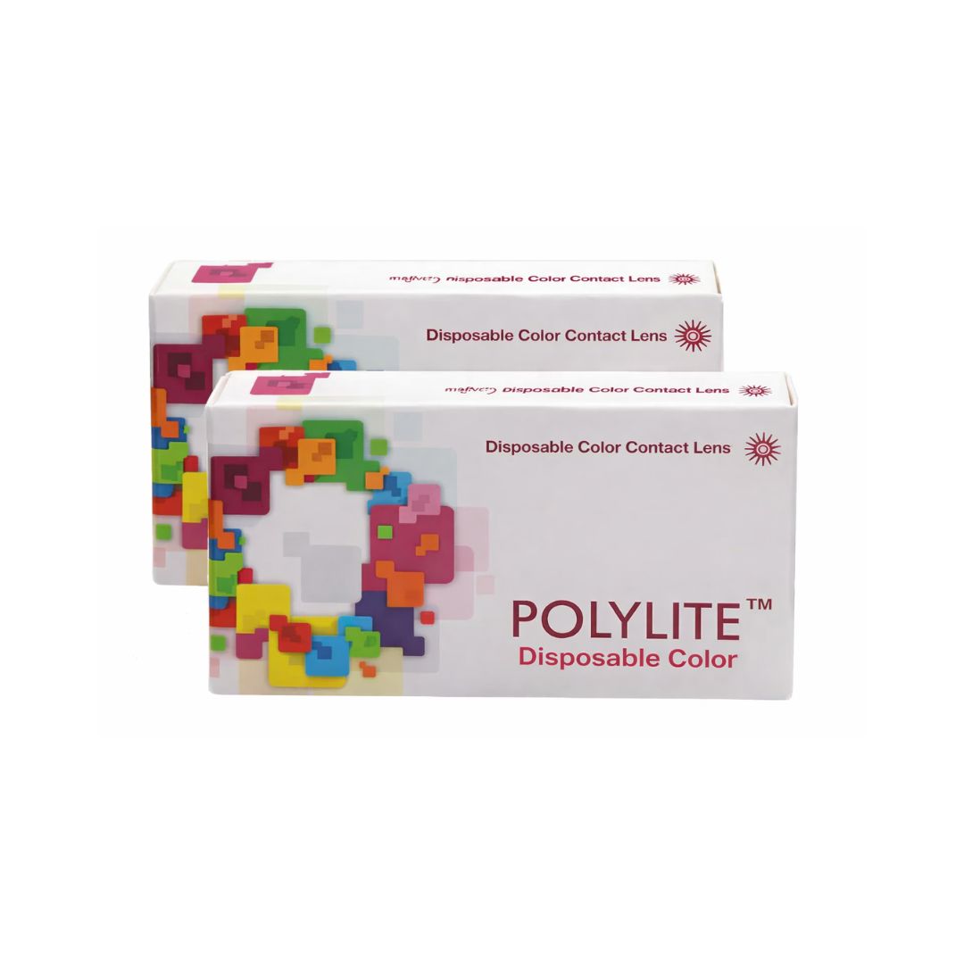 Polylite Monthly Disposable Color Contact Lens(1 lens Box)