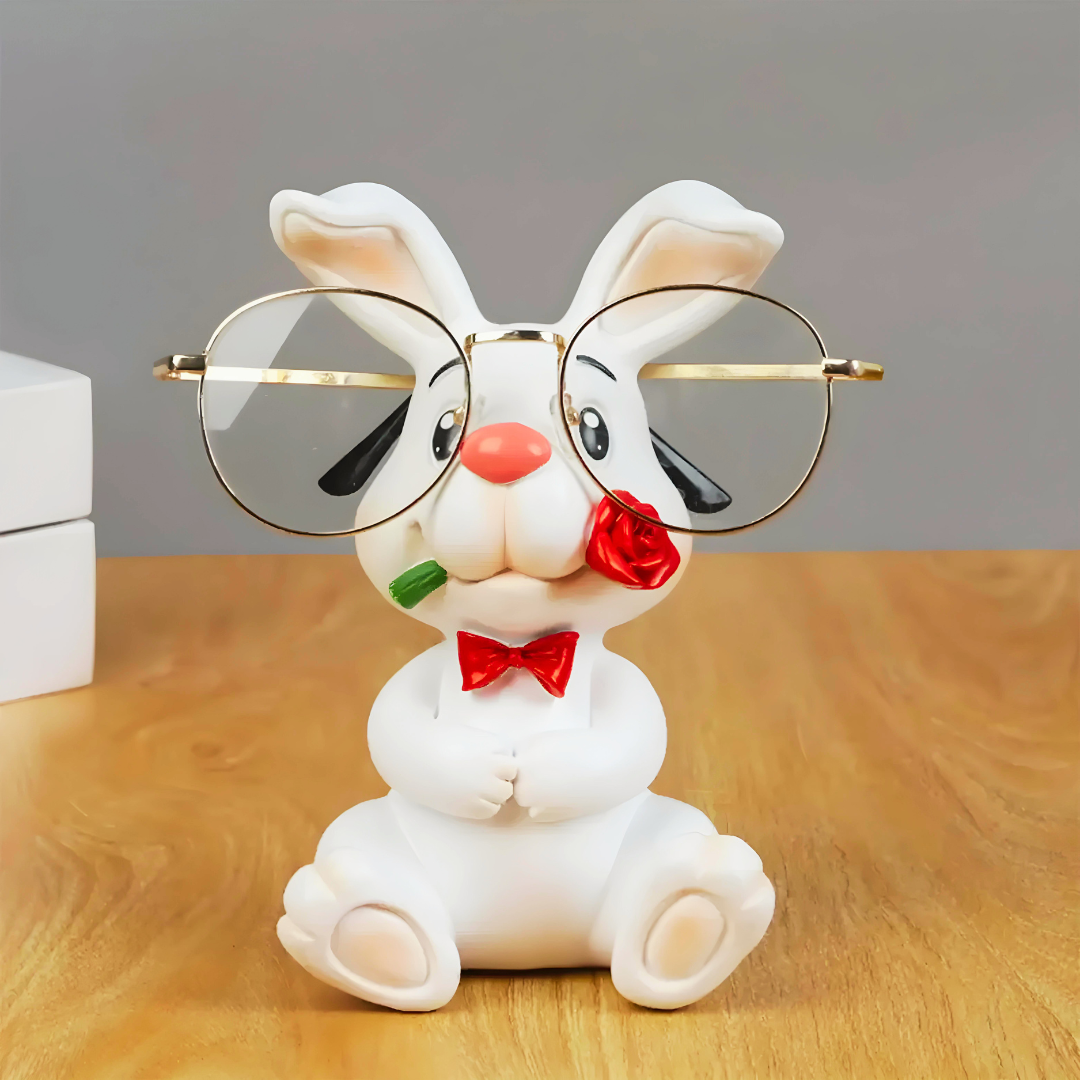 Rabbit Shape Spectacle Sunglasses Stand Holder for Display Storage