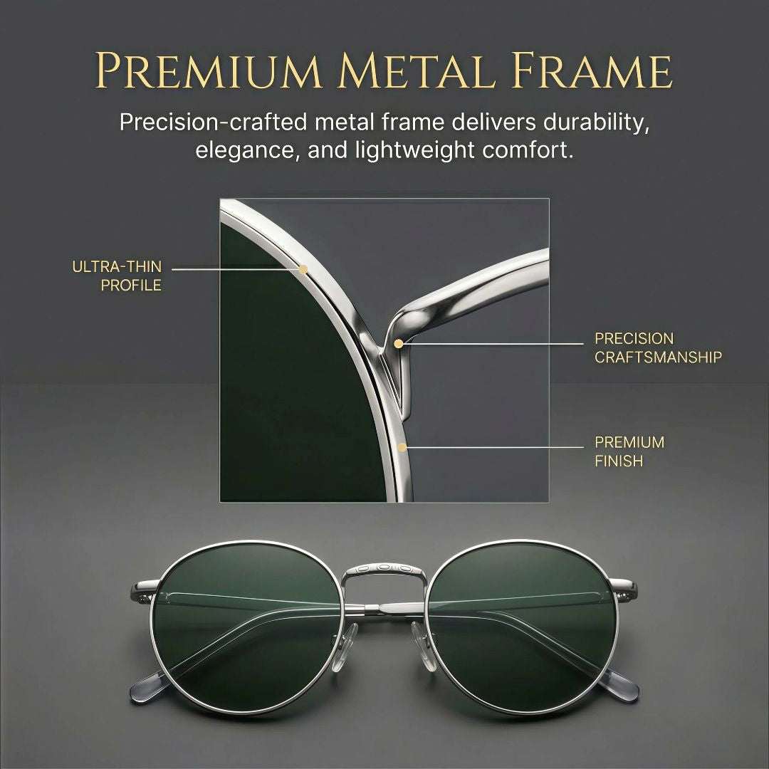 First Lens Raven Polarized Sunglasses Black - S098