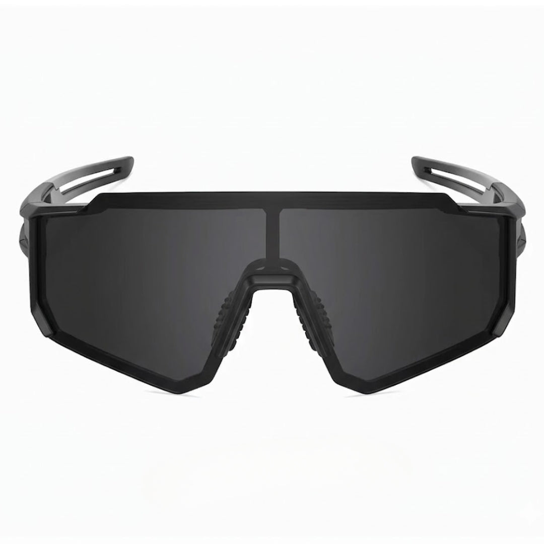 First Lens Customized Power Cycling/Running/Sports Sunglasses Uv400 + Polarized-S039 Black