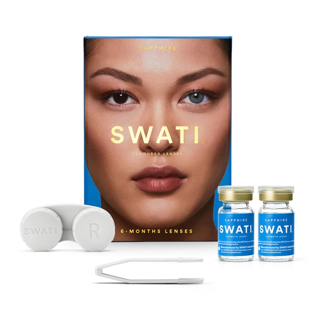 Swati Color Contact Lens - Sapphire Dark Blue
