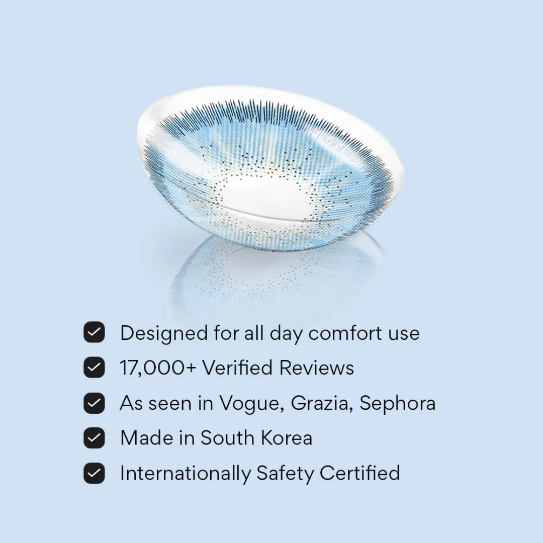 Dark blue eye lenses – Swati Sapphire daily disposable