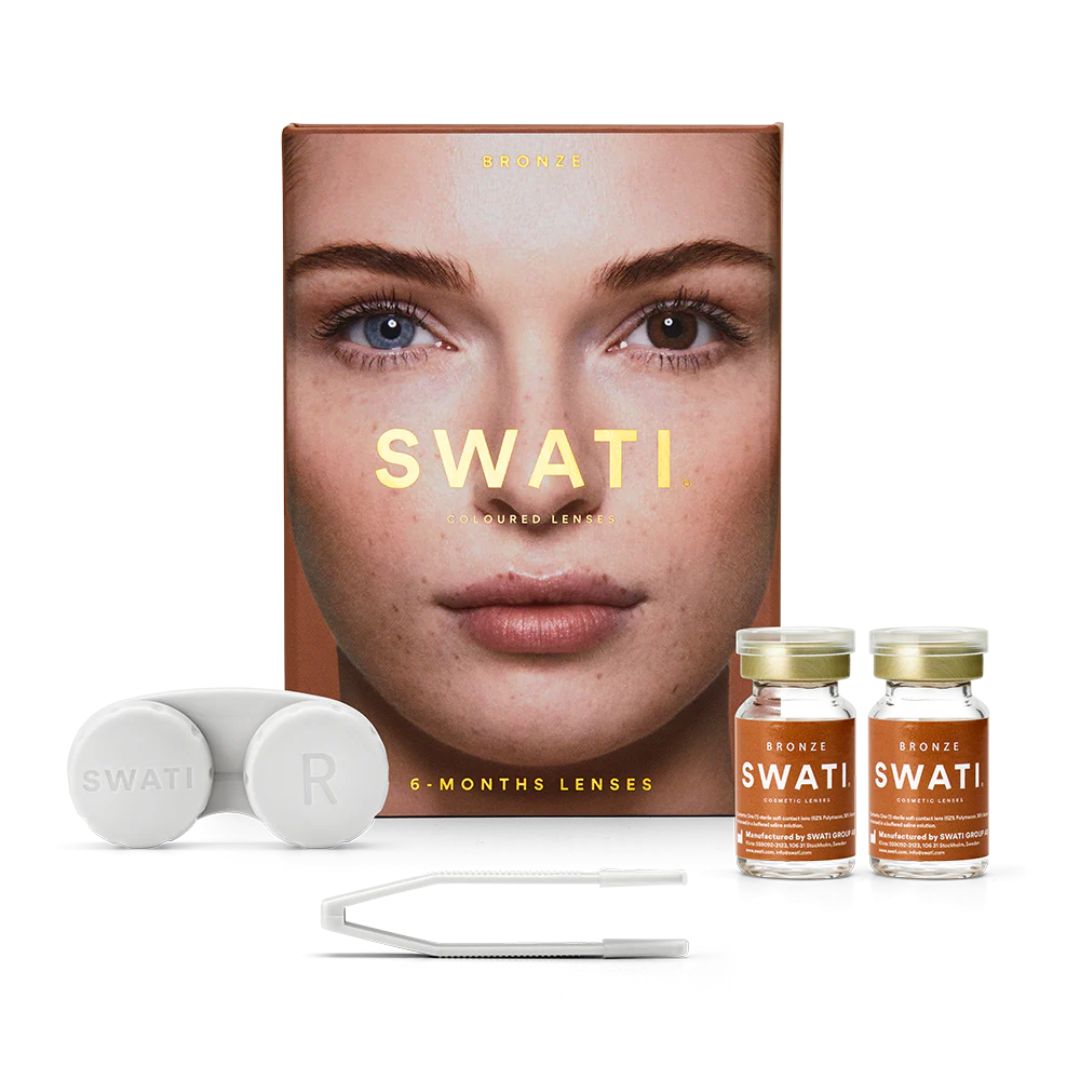 Swati Color Contact Lens - Bronze Dark Brown