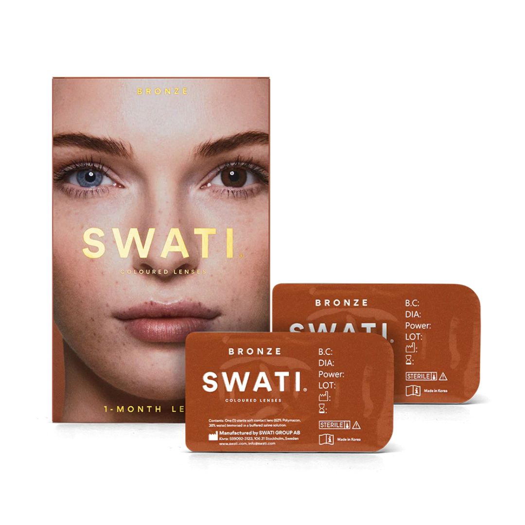 Swati Color Contact Lens - Bronze Dark Brown