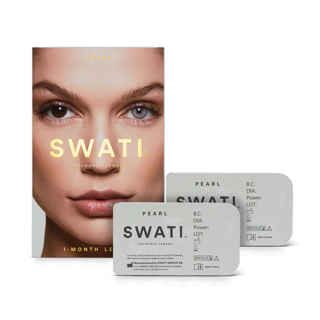 Swati Color Contact Lens - Pearl Grey