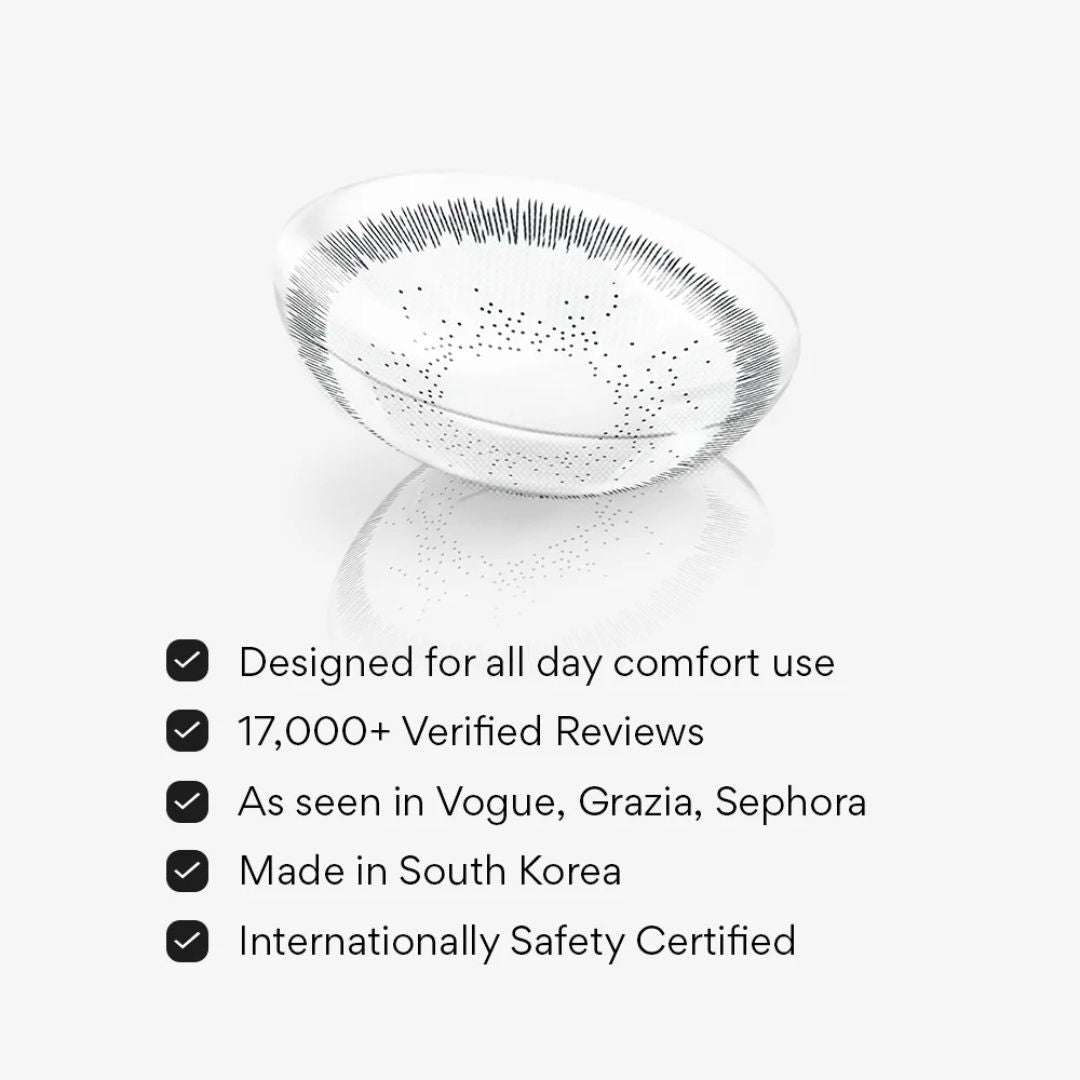 Grey contact lenses – Swati Pearl daily disposable
