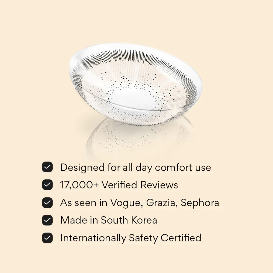 Hazel brown eye lenses – Swati Honey daily disposable
