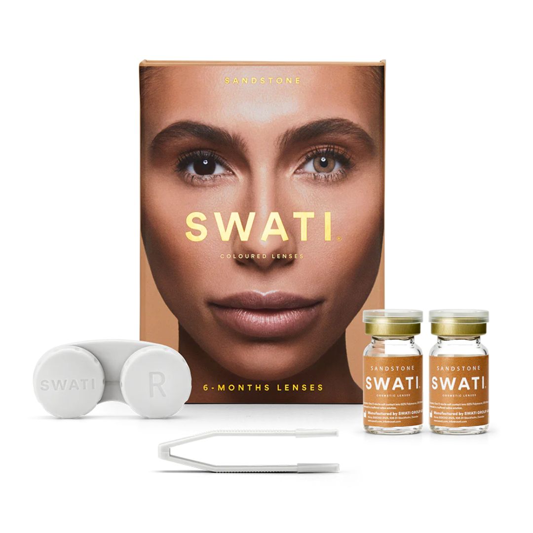 Swati Color Contact Lens - Sandstone Brown