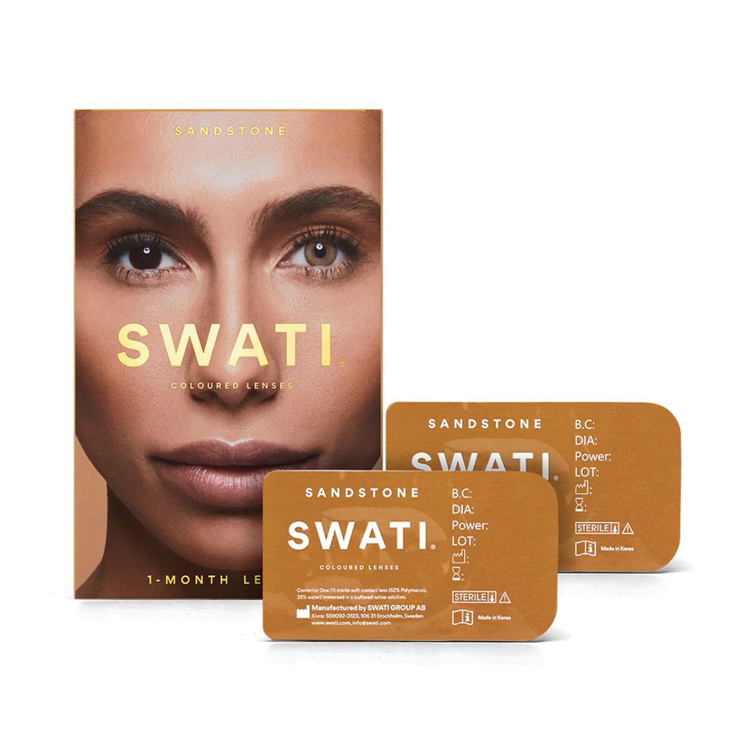 Swati Color Contact Lens - Sandstone Brown