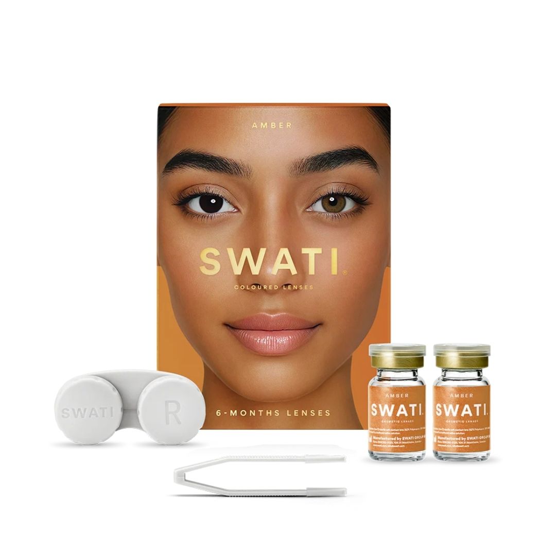 Swati Color Contact Lens -Amber Brown
