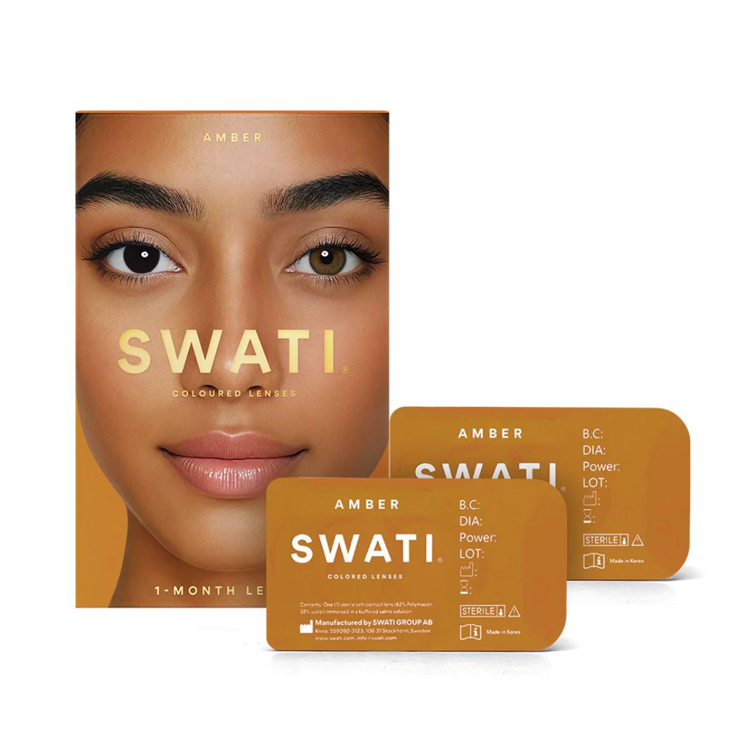 Swati Color Contact Lens -Amber Brown