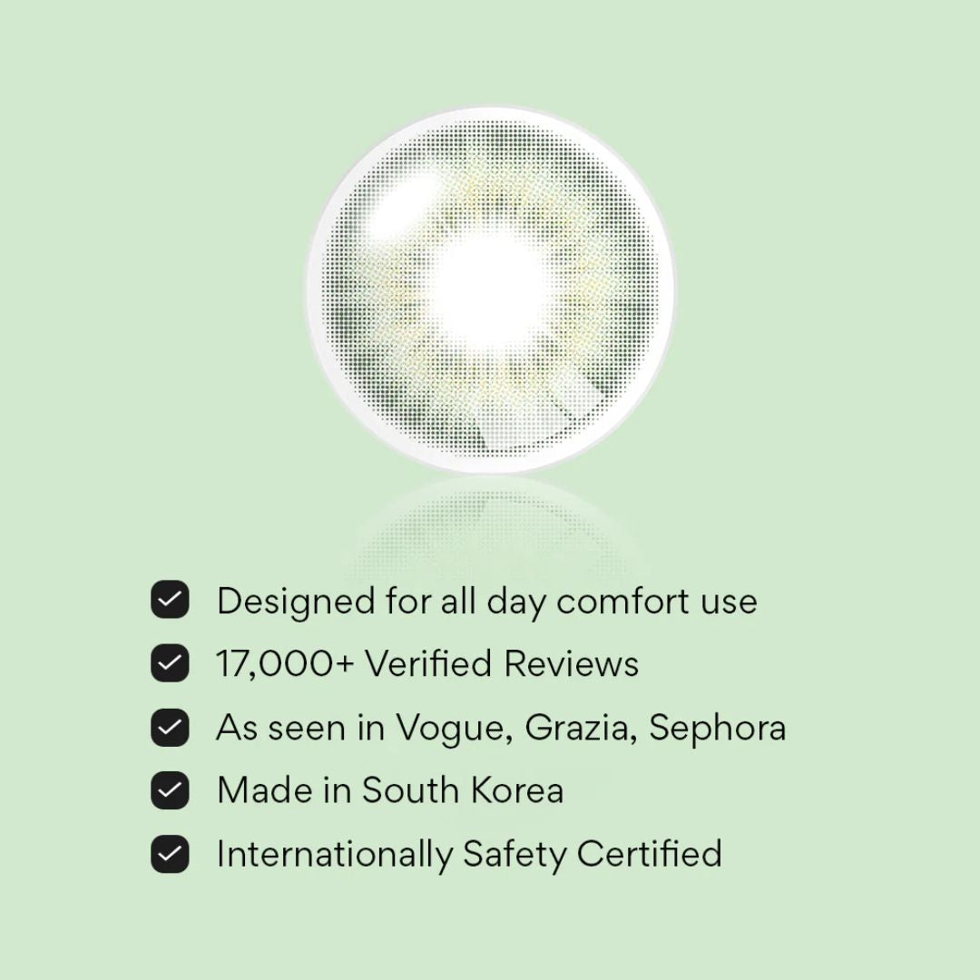 Swati Color Contact Lens -Emerald Dark Green