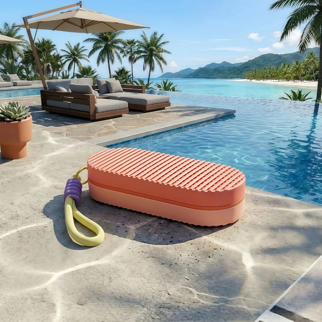 First Lens Portable Swimming Case - Peach