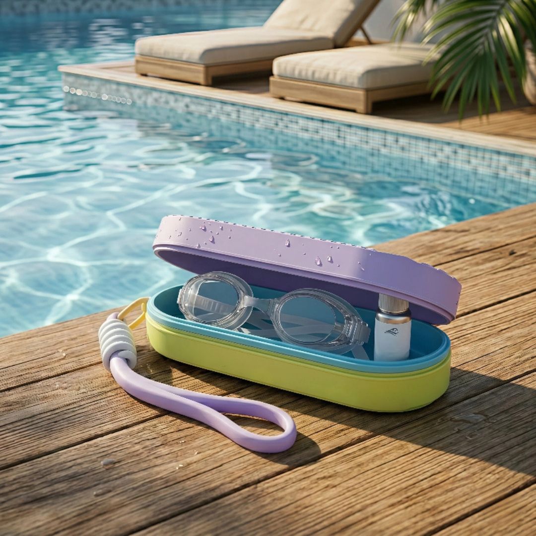 First Lens Portable Swimming Case - Purple