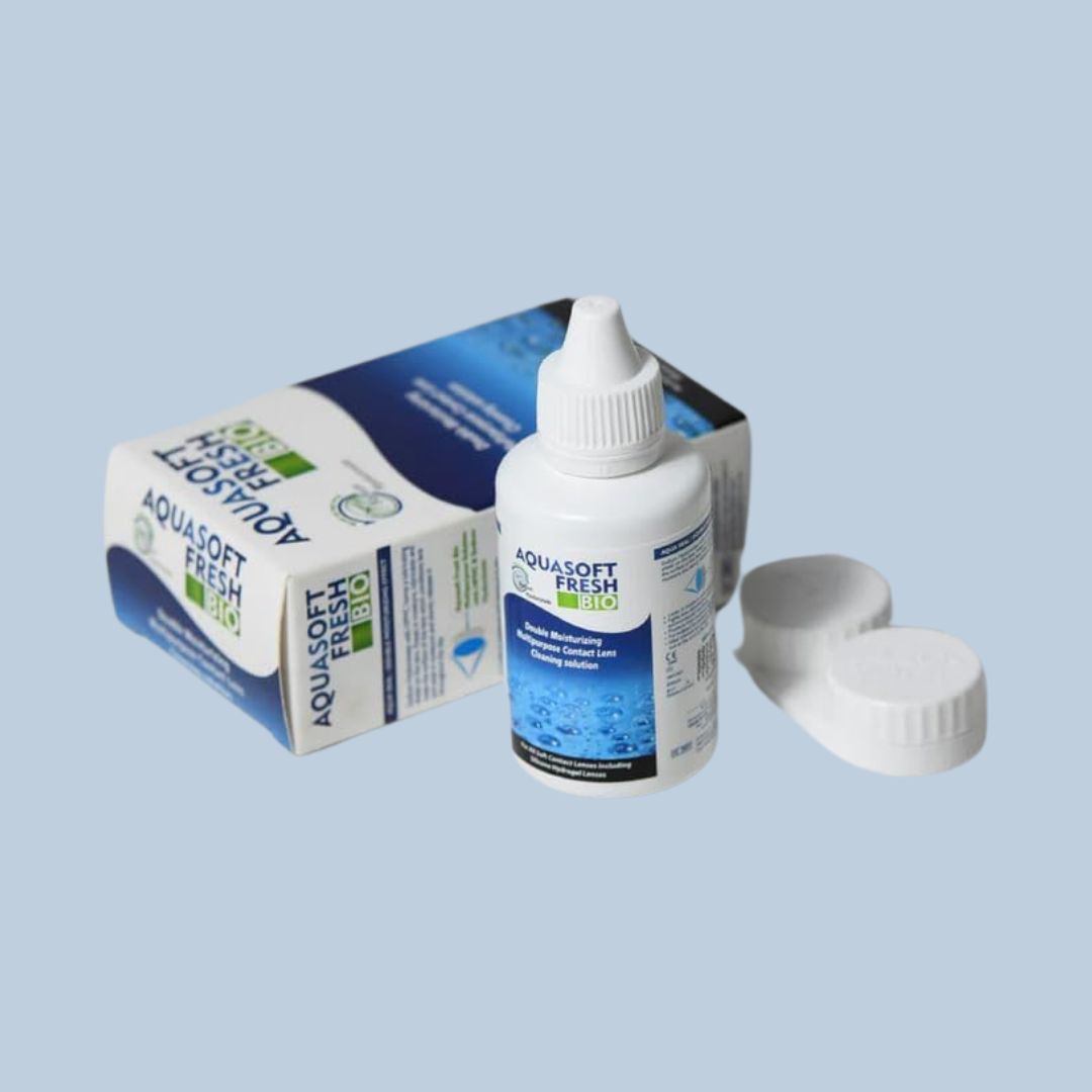 First Lens Close-up of Aquasoft Fresh Bio Solution