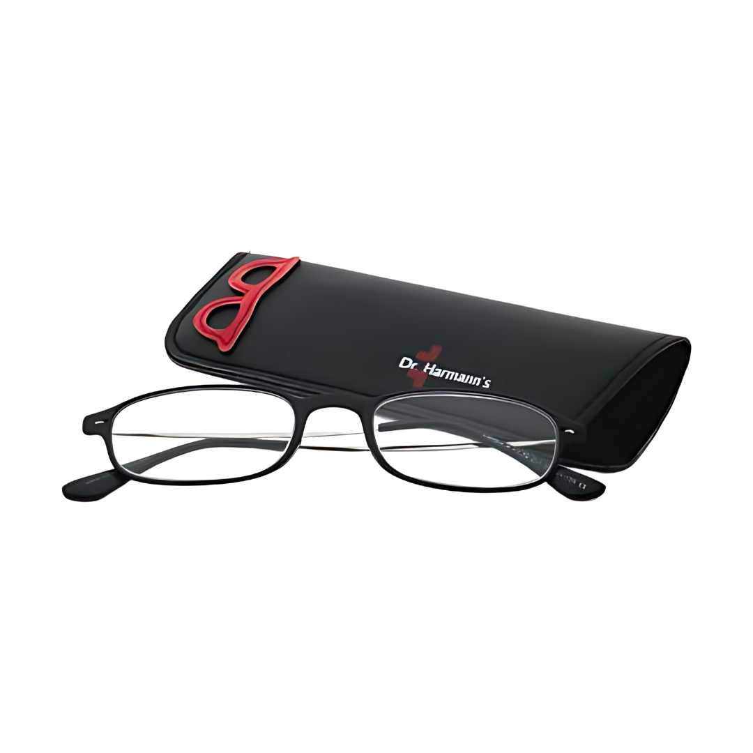 First Lens Dr. Harmanns reading glasses Library4 Adjustable Font Sizes