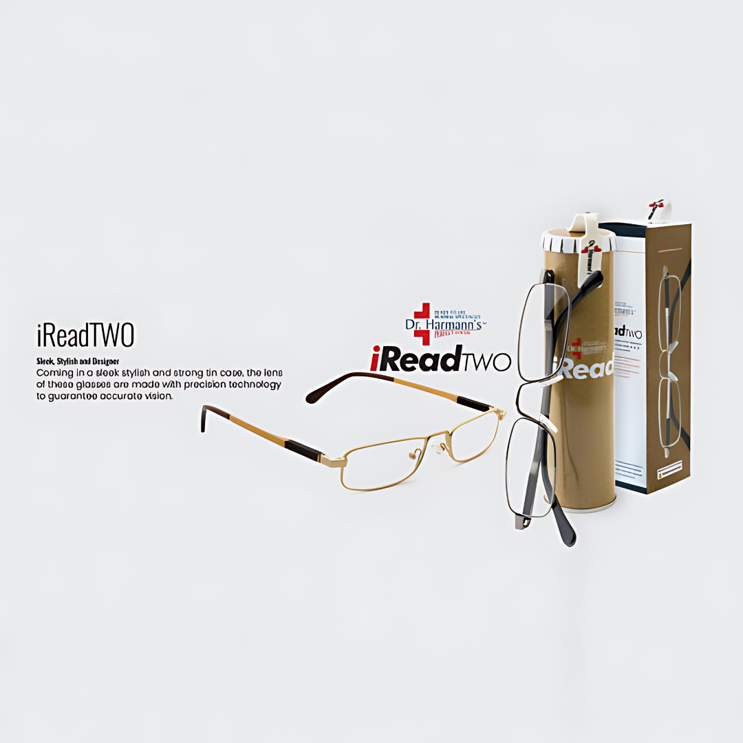 First Lens Dr. Harmanns reading glasses iReadTwo for all ages