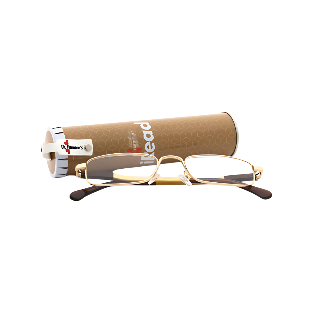 First Lens Dr. Harmanns reading glasses iReadTwo with a tablet